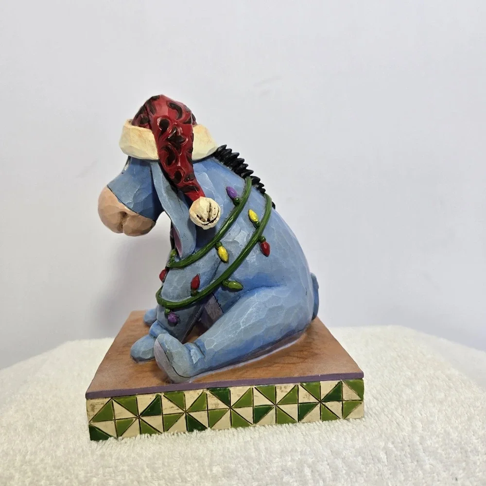 Enesco Jim Shore Disney Showcase ENTANGLED Eeyore Figurine Shelf Sitter Decor